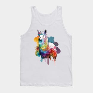 Alpaca Llama Colordrops Tank Top